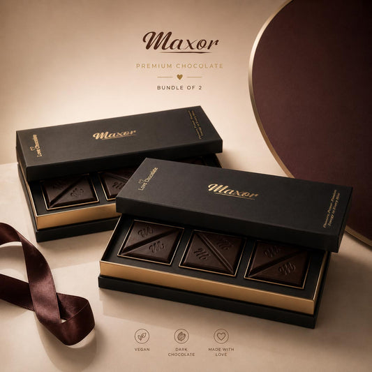 Maxor Love Dark Chocolate a pack of 2